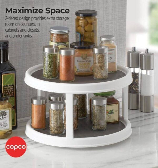 Double Layer Rotating Tray