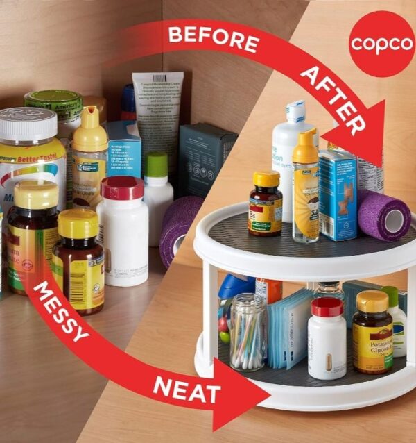 Double Layer Rotating Tray - Image 2