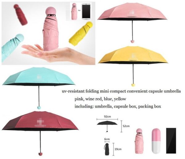 Capsule Umbrella (Black Box Heavy) - Image 2