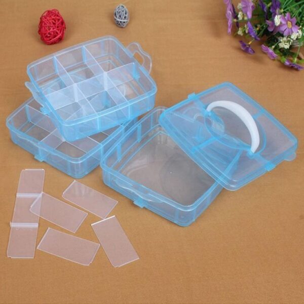 3 Layer 18 Grid Multipurpose Storage Box - Image 2