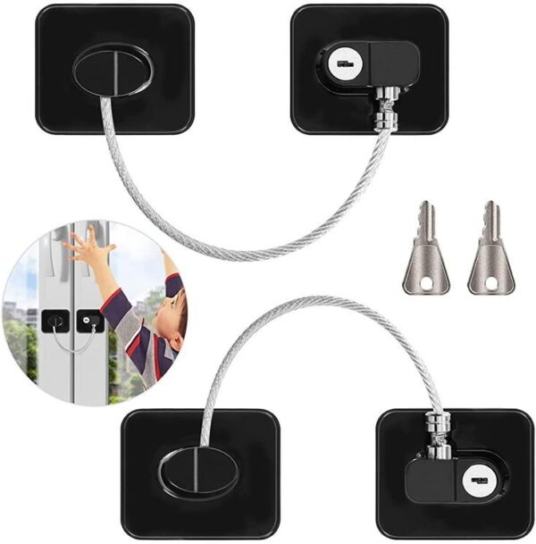 Safety Matalic Cable Door Lock - Image 2