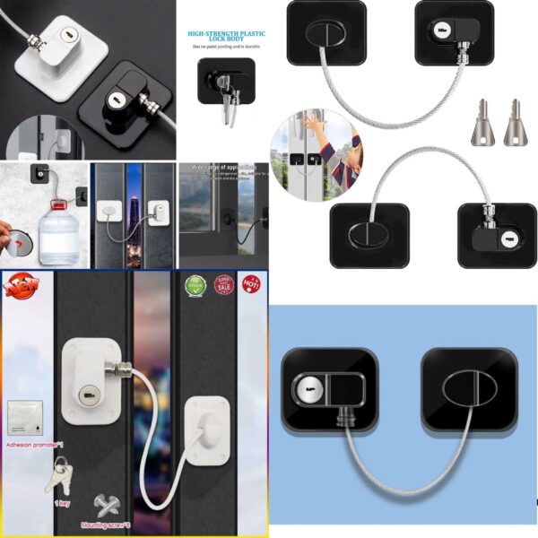 Safety Matalic Cable Door Lock - Image 4