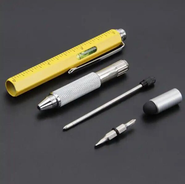 7 In 1 Multifunction Screw Pen (Metal) - Image 4