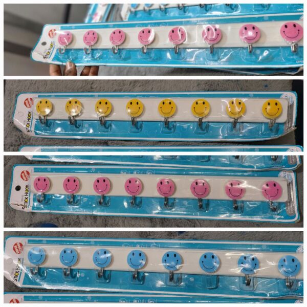 Self Adhesive 8Pcs Hook Plate - Image 3