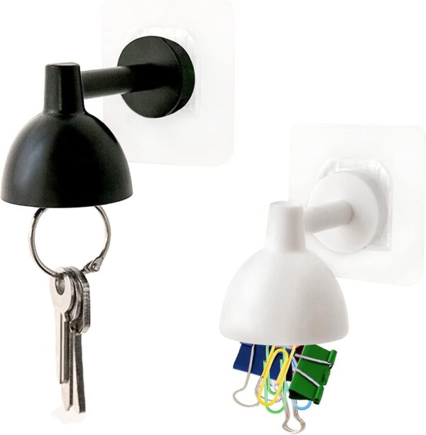 Self Adhesive Lamp Shape Magnetic Hook - Image 4