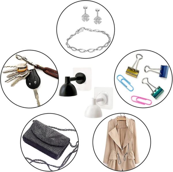 Self Adhesive Lamp Shape Magnetic Hook - Image 3