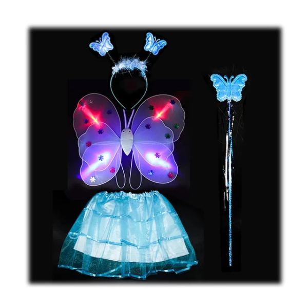 LED Kids Pari Wings (Set of 4 Items) - Image 2
