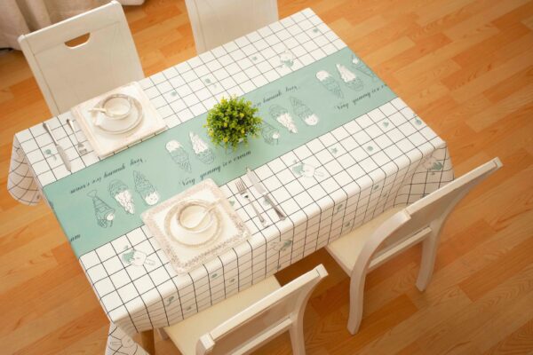 Waterproof Dinning Table Cover (140*190cm) - Image 4