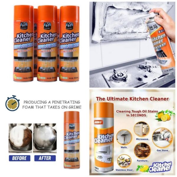 Kitchen Foam Cleaner 350ml (Imported) - Image 3