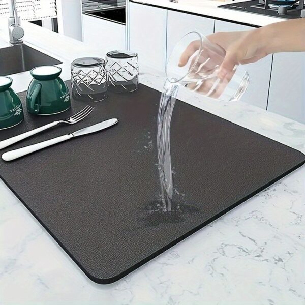 Dish Drying Water Absorbing Mat - Image 5