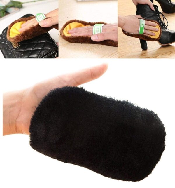 Shoe Polise Soft Woolen Glove (Imported)