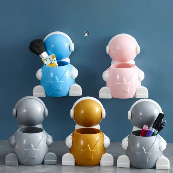 Wall Mounted Astronaut Toothbrush & Multipurpose Holder - Image 3