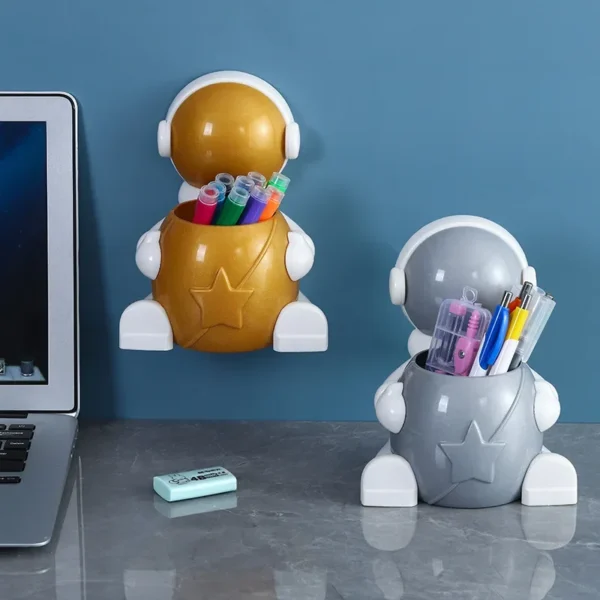 Wall Mounted Astronaut Toothbrush & Multipurpose Holder - Image 2