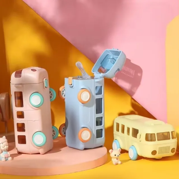 (B-35) Toy Bus Fancy Water Bottel - Image 2