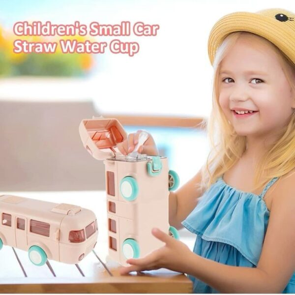 (B-35) Toy Bus Fancy Water Bottel - Image 7