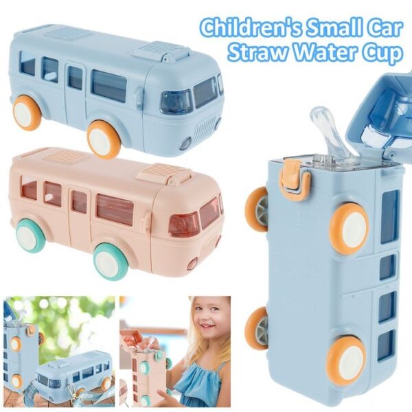 (B-35) Toy Bus Fancy Water Bottel - Image 4