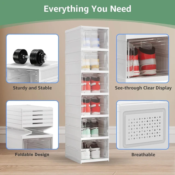 Creative 5 Cabinate Foldable Shoe & Multipurpose Organiser - Image 6