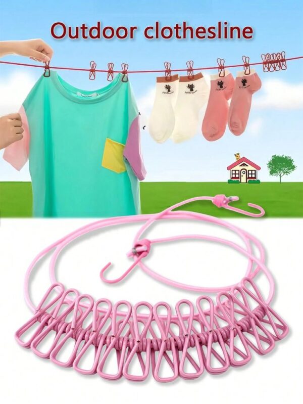 Elastic Cloth Rope (12 Clips) - Image 4