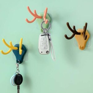 Self Adhesive Acrylic Deer Key Holder (Imported)