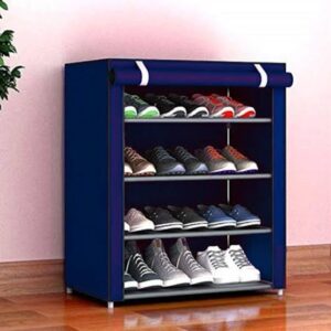 4 Layer Shoe Rack With Cover