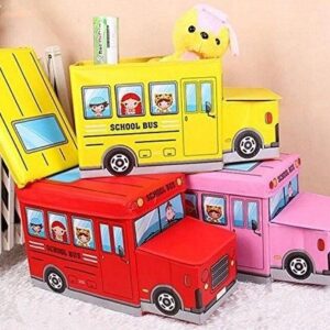 School Bus Kids Storage Stool (Imported)