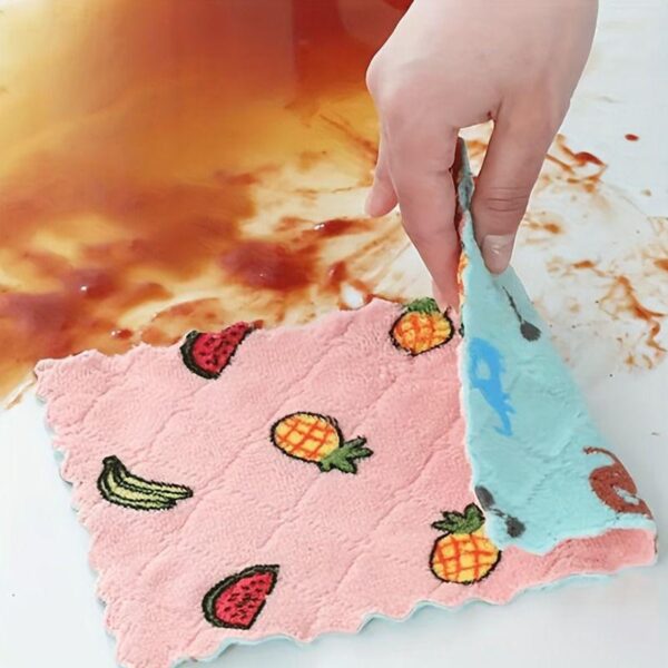 5pcs Printed Kitchen Towel (Imported) - Image 5
