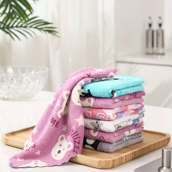5pcs Printed Kitchen Towel (Imported) - Image 3