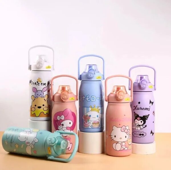B-44 Stainless Steel Printed Flask Bottel (Imported)