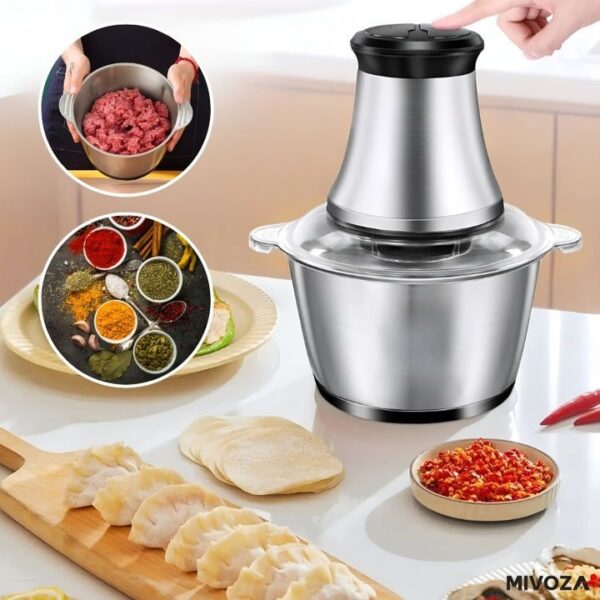 3L Stainless Steel Grinder (Imported) - Image 5
