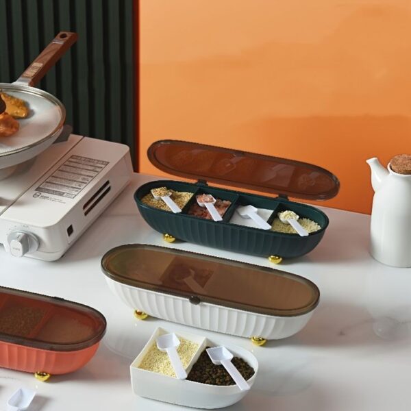 Creative Canoe Masala & Dryfruit Tray - Image 2
