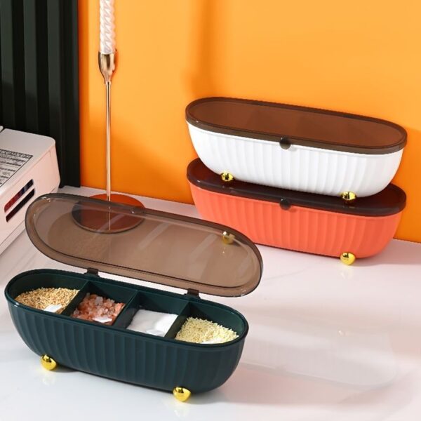Creative Canoe Masala & Dryfruit Tray - Image 3