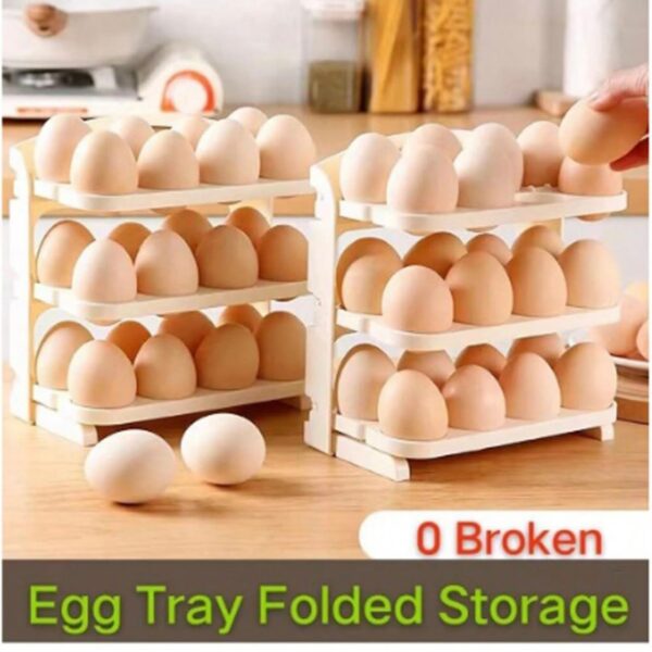 Folding  Egg Organiser Tray (24 Eggs) - Image 2