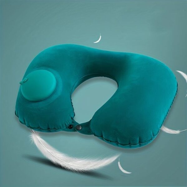 Self Inflatable Travel Pillow (Imported) - Image 2