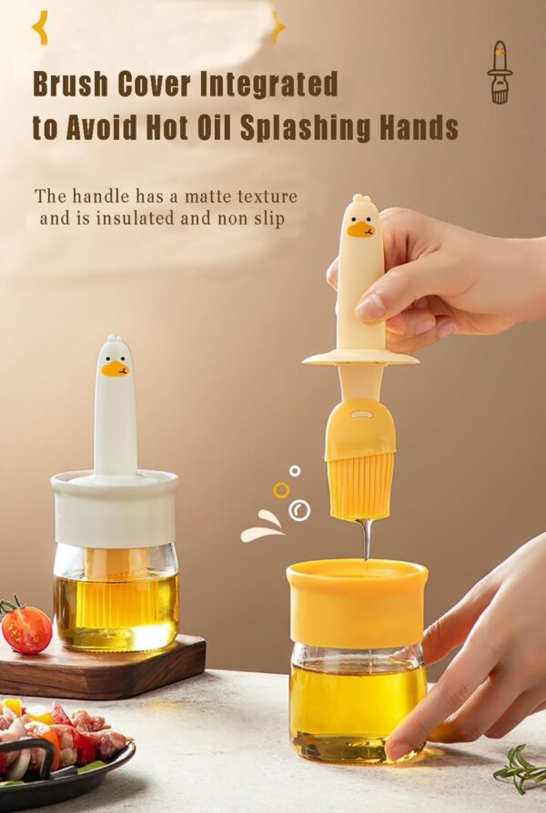 OIL DISPENSER & CUTE DUCK SILICON BRUSH