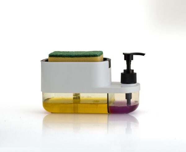 3in1 Handwash & Dish Soap Dispenser With Sponge