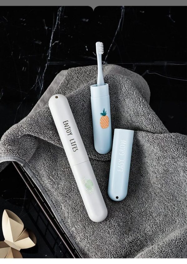 Set3 Printed Travel Toothbrush Case (Imported) - Image 4