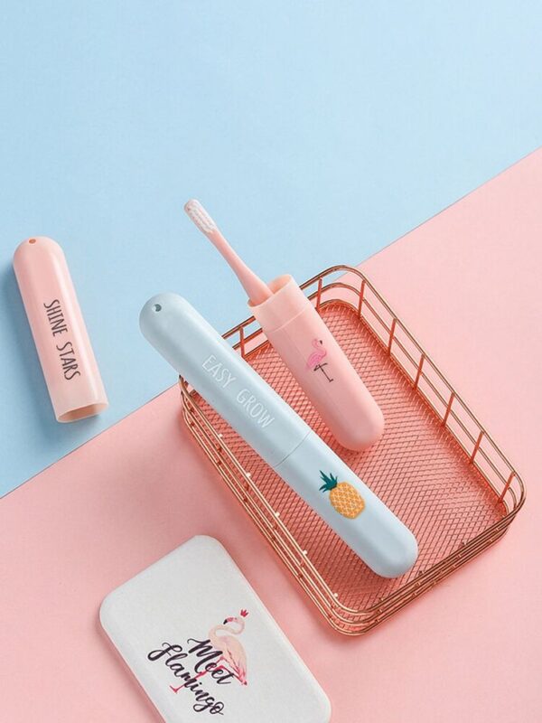 Set3 Printed Travel Toothbrush Case (Imported) - Image 2