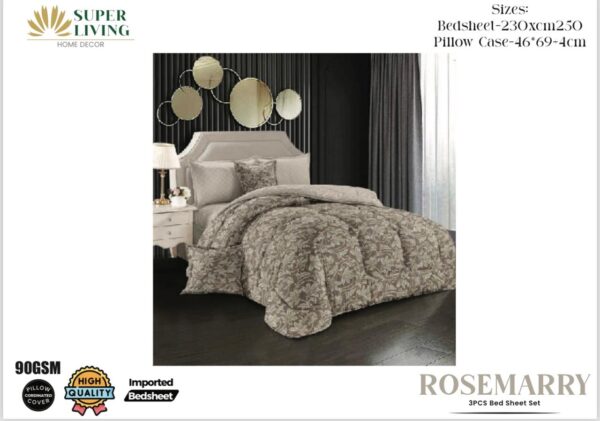 King Size Bedsheet With Pillow Covers