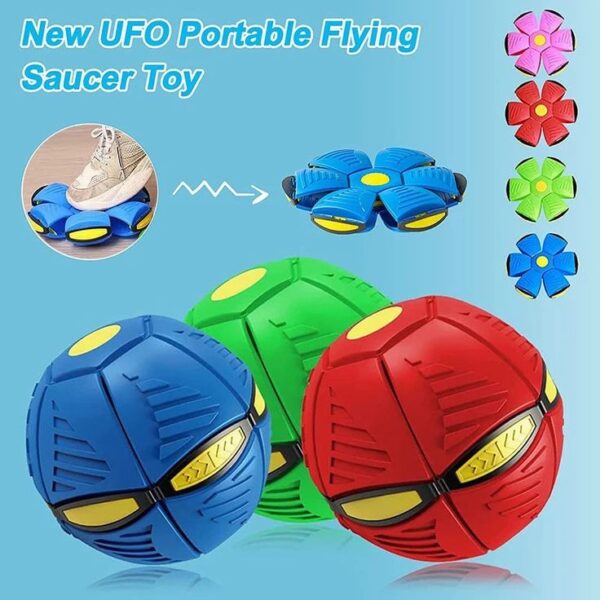 3 LED UFO Flying Saucer Ball (Imported) - Image 2