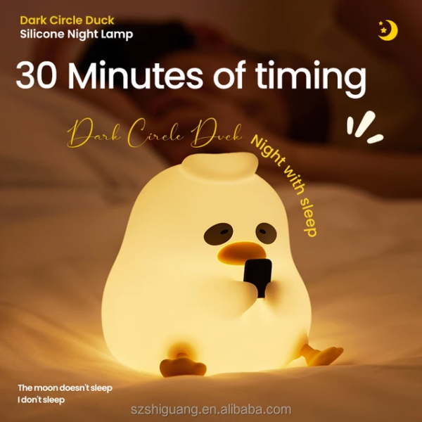 3 Mode + Timer Control Cute Duck Lamp - Image 5