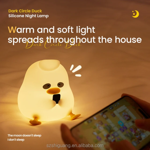 3 Mode + Timer Control Cute Duck Lamp - Image 2