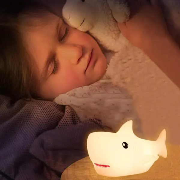 Shark Automatic Color Changing Silicon lamp (Imported) - Image 5