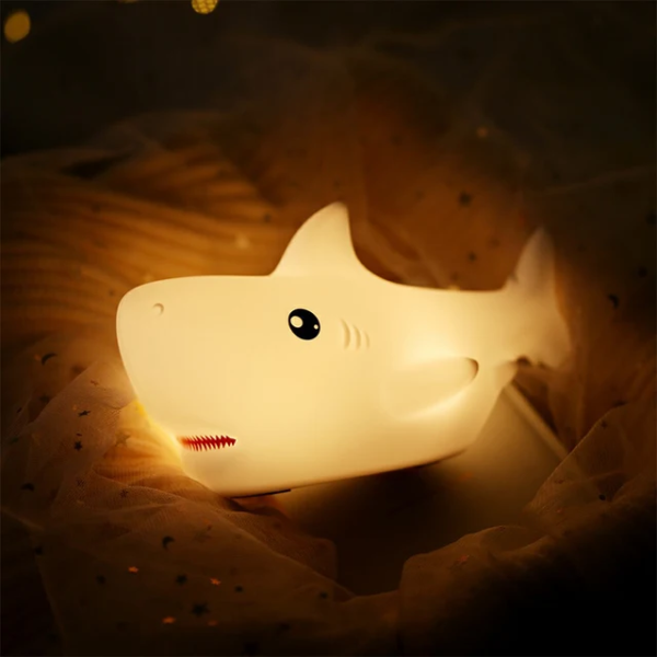 Shark Automatic Color Changing Silicon lamp (Imported) - Image 3