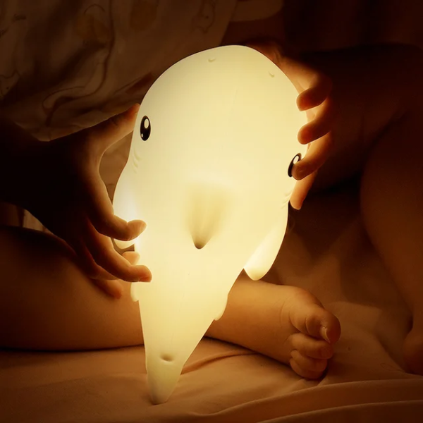 Shark Automatic Color Changing Silicon lamp (Imported) - Image 4
