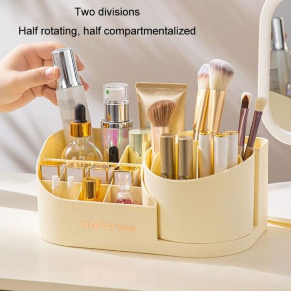 Rotatable Makeup Accessories Organiser - Image 2