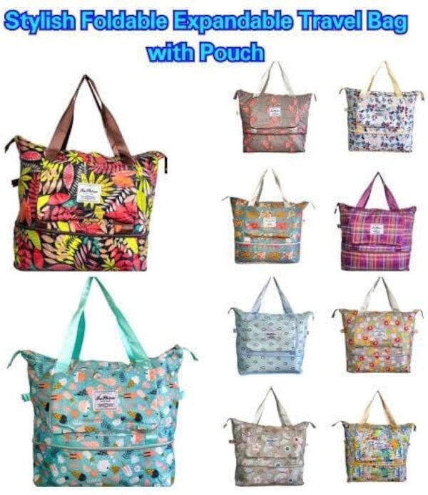 Foldable Duffle Bag Printed (JA0070) - Image 3