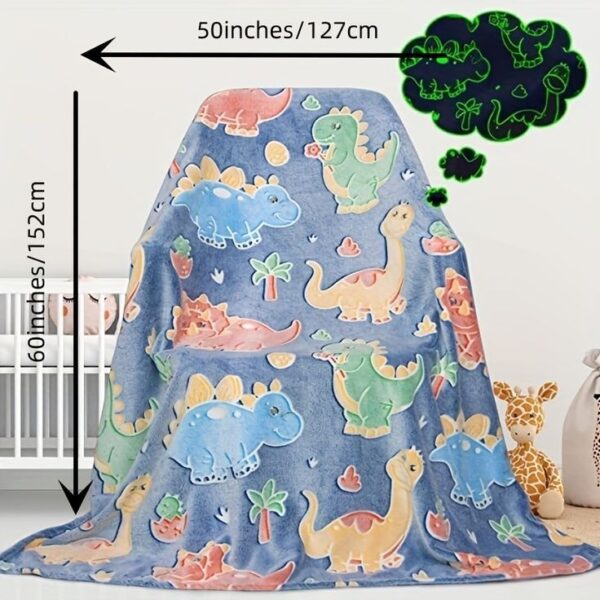 Ultra Soft Glow In Dark Blanket (Imported) - Image 2
