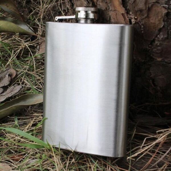 Stainless Steel Hip Flask (Imported) - Image 3