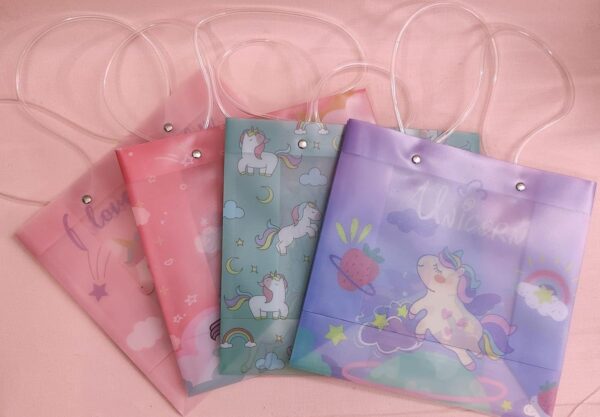 Printed Unicorn Gift Bag (Imported) - Image 2