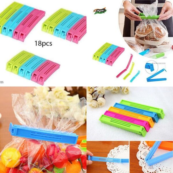 18 PCS FOOD CLIPS (BOX PAKING)